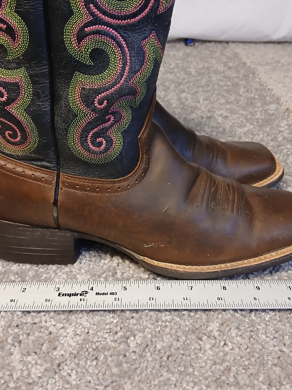 Ariat Women's Quickdraw Western Cowgirl Boots - Size 9B - Picture 15 of 16